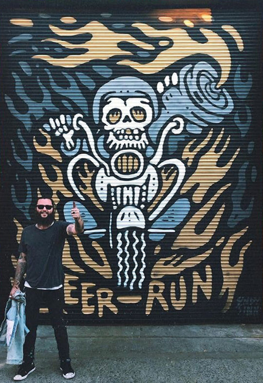 Young Henrys: ‘Beer Run’ Roller-Door Mural