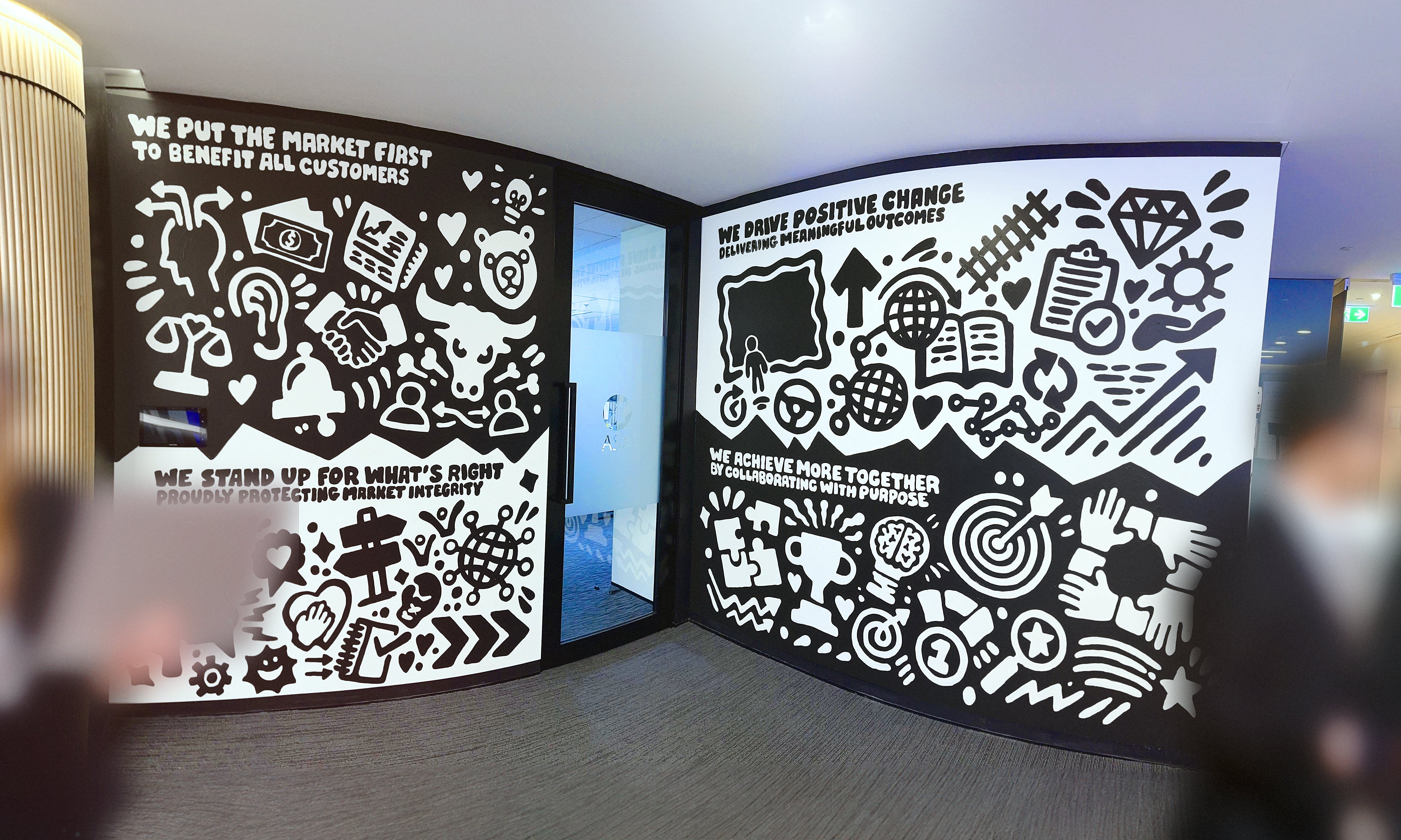 ASX – Company Values Mural
