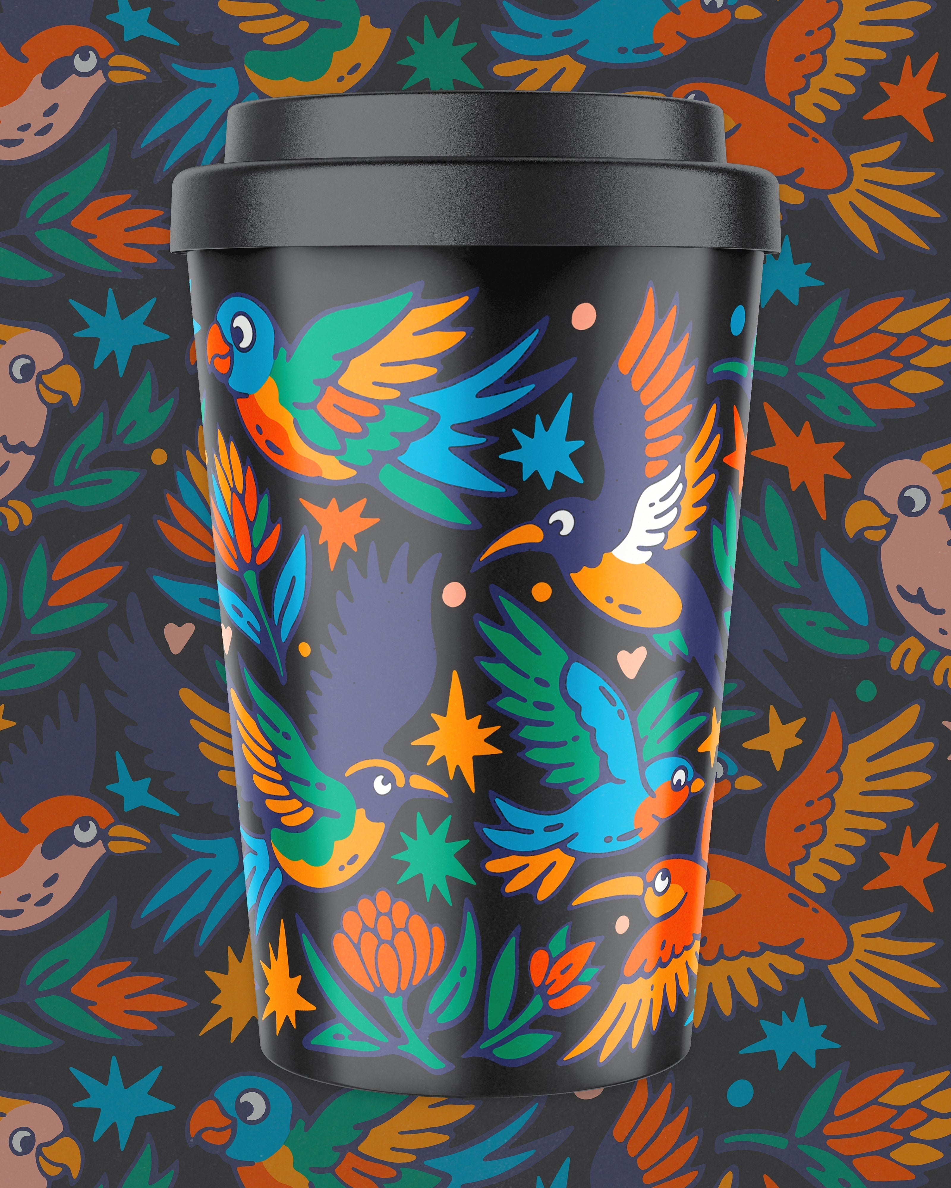 DOUBLE ROASTERS: Keep Cup Artwork