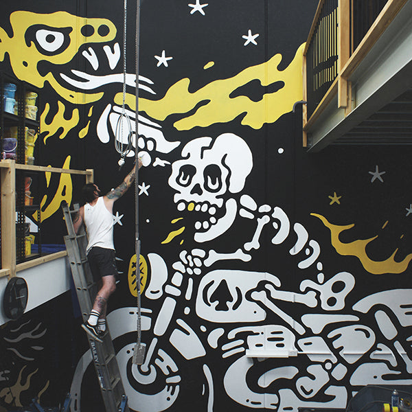 Hightee Screenprinting: Melbourne Mural Artwork