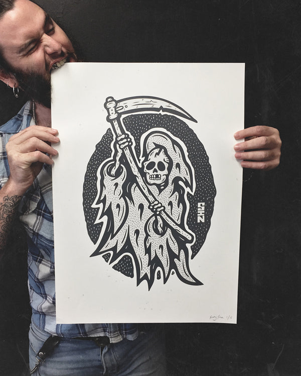 Flash Sale: A2 Grim Reaper Screenprints