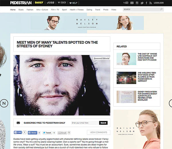 Pedestrian Tv: "Men Of Many Talents"