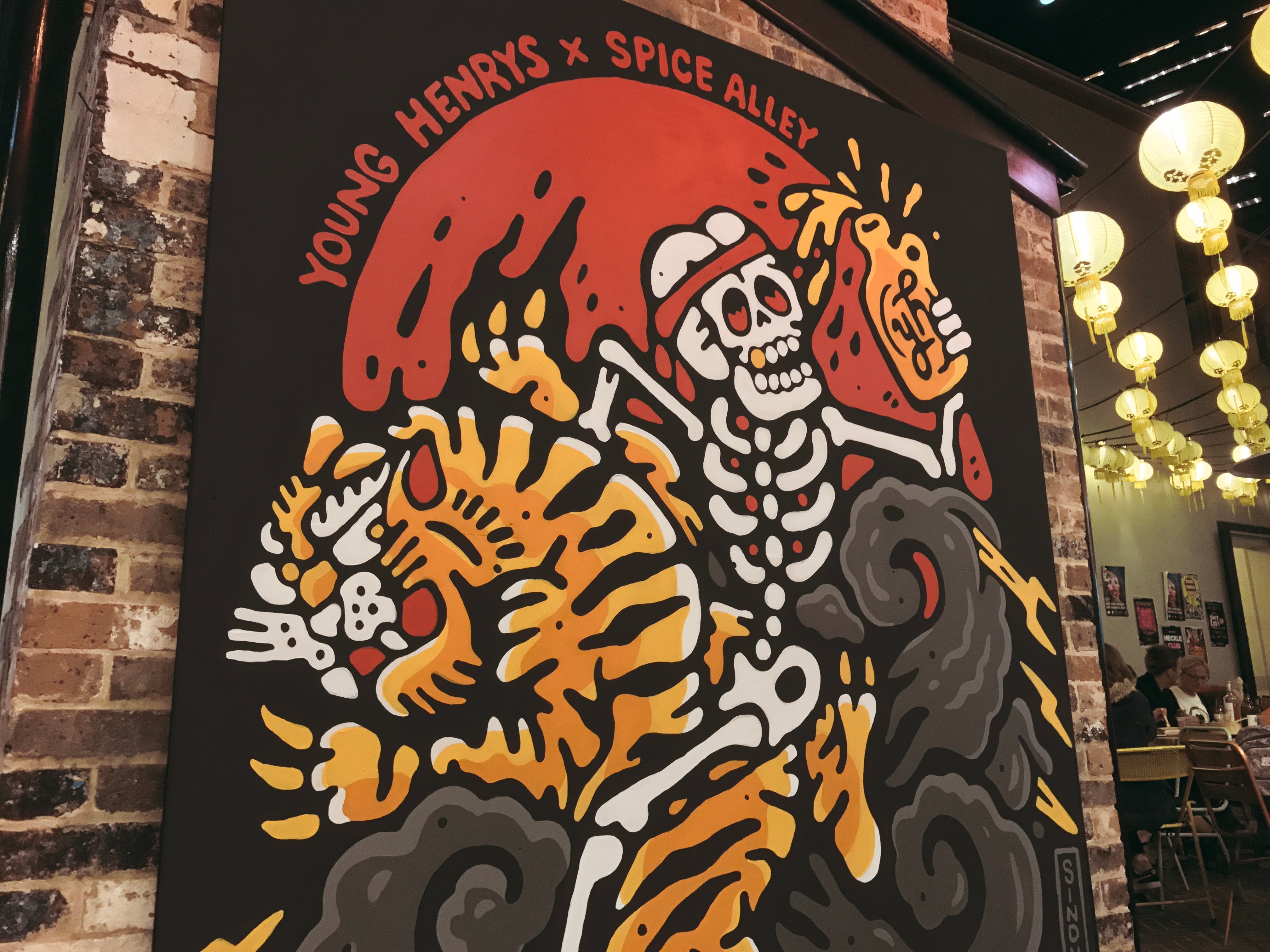 Spice Alley: Young Henrys Mural