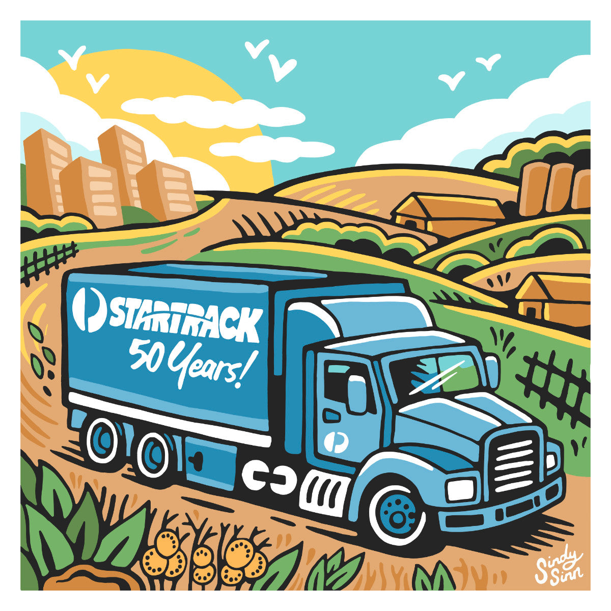 Star Track – Live Canvas Painting