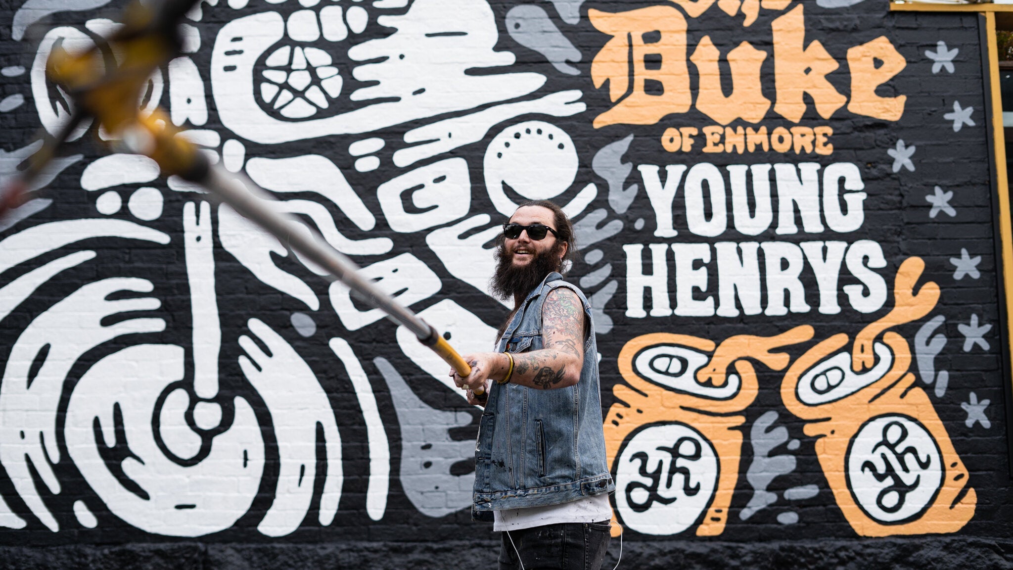The Duke: Young Henrys Motorcycle Mural
