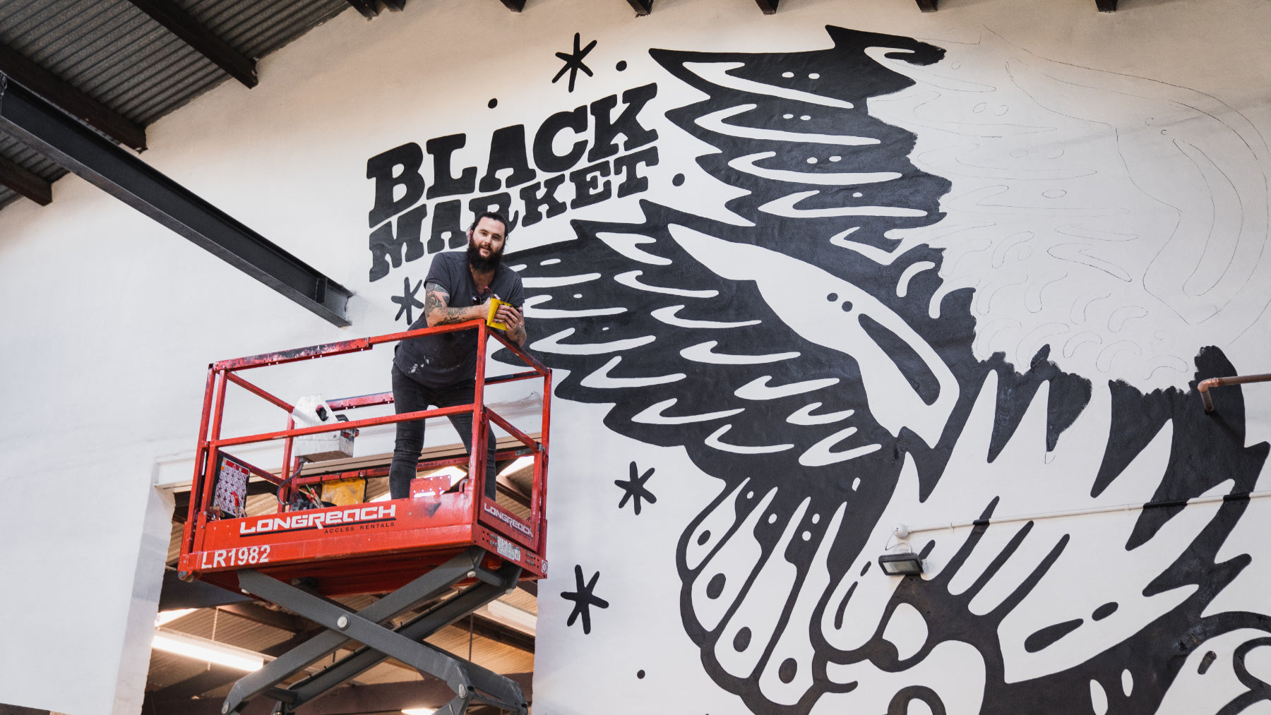 Black Market – Marrickville Warehouse Mural