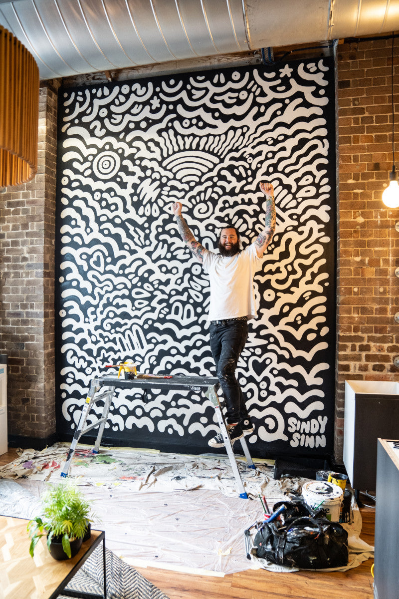 Rumble Studios – Squiggle Mural