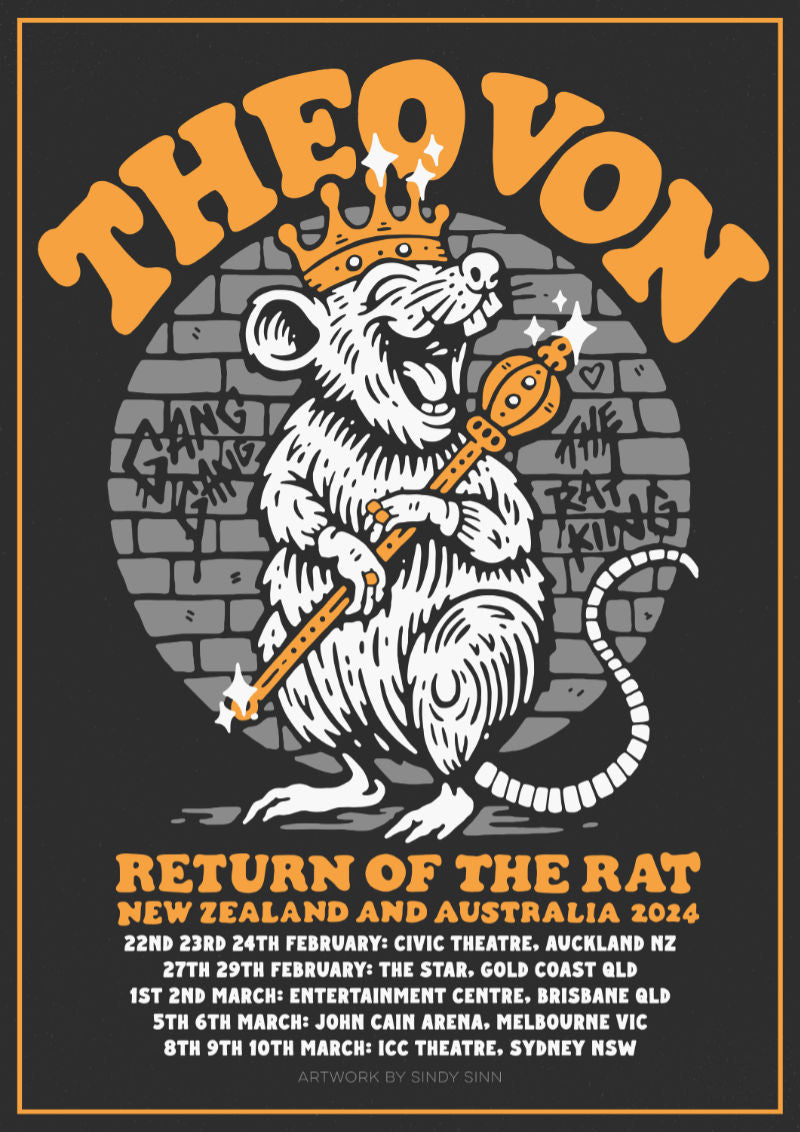 Theo Von - Aus Tour Poster Shirts