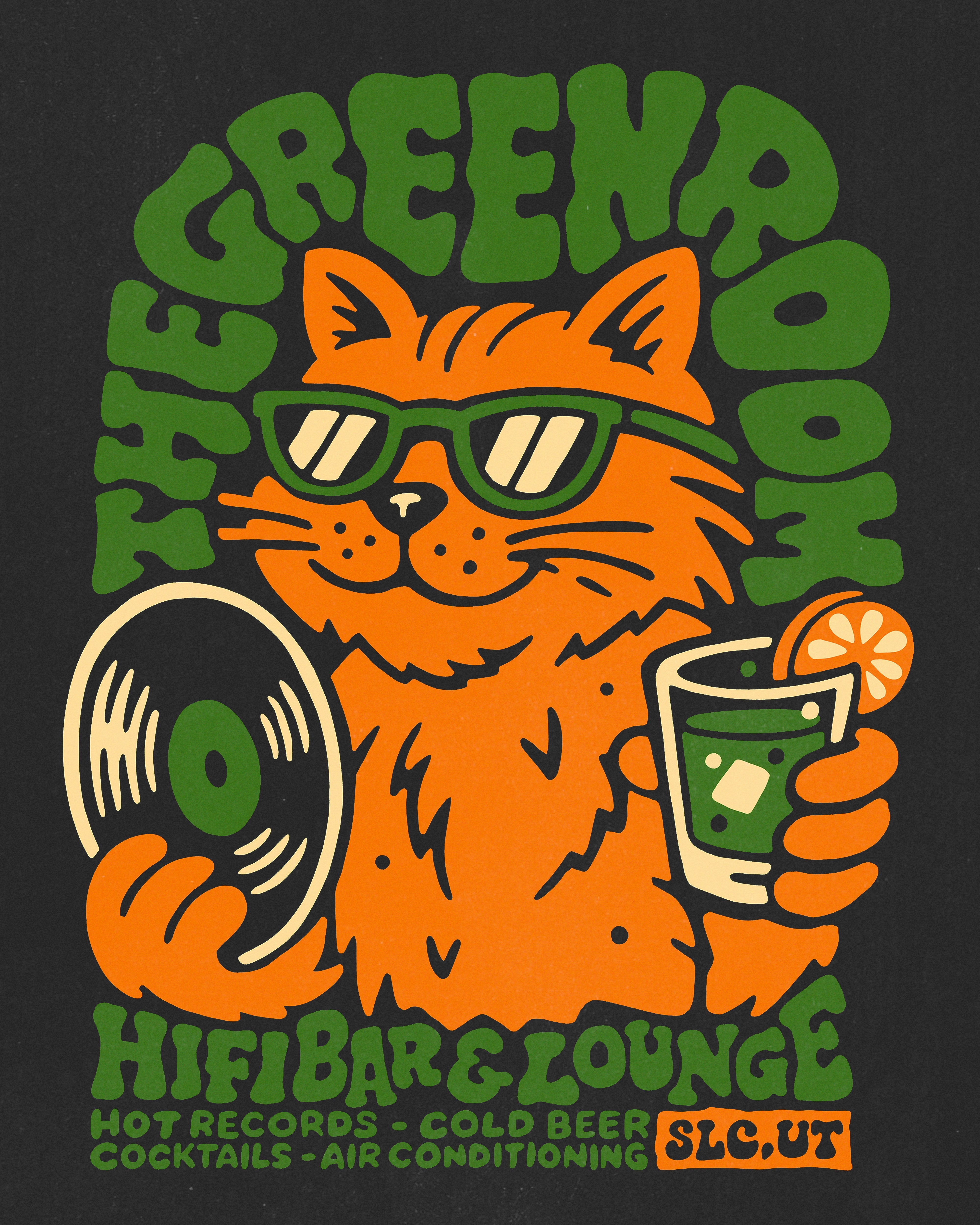 THE GREEN ROOM - Bar Artwork Salt Lake City, Utah