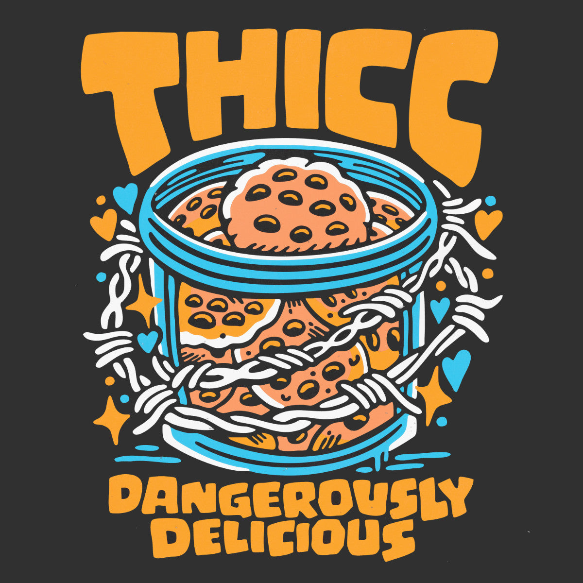 Thicc Cookies - Shirt Artwork