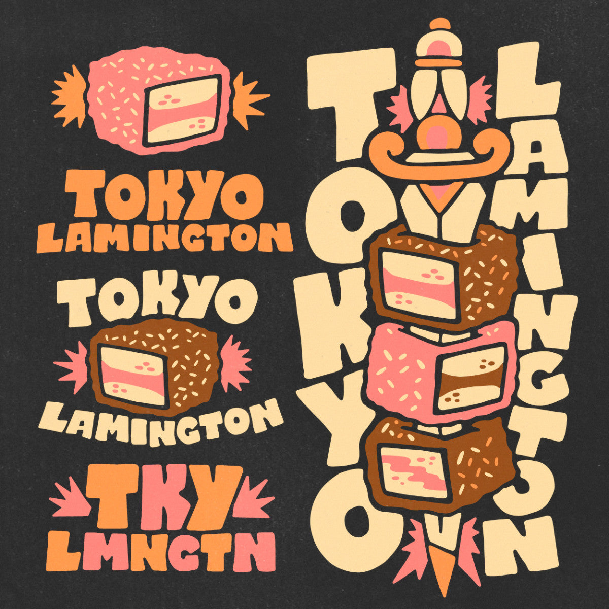 Tokyo Lamington - Shirt Art