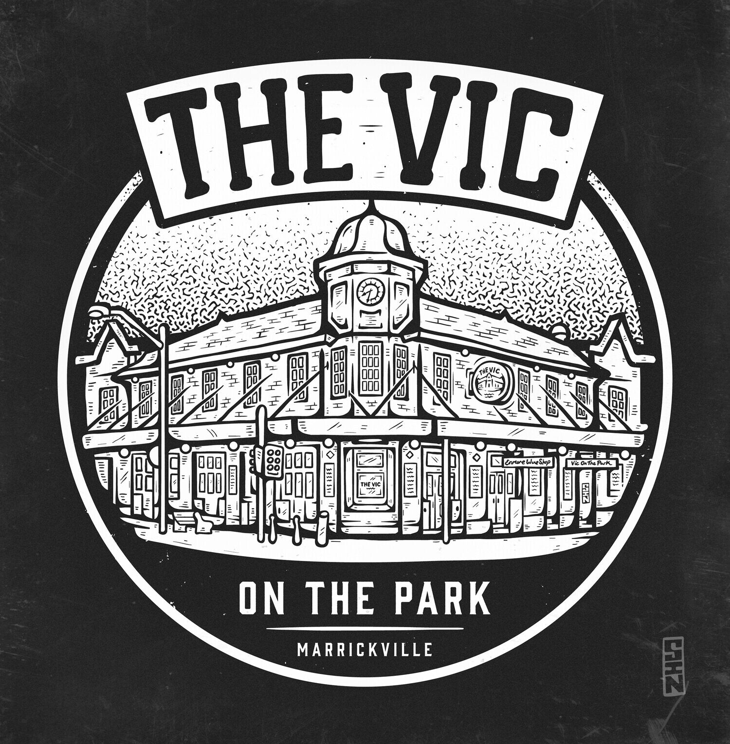 Vic On The Park: Logo Artwork