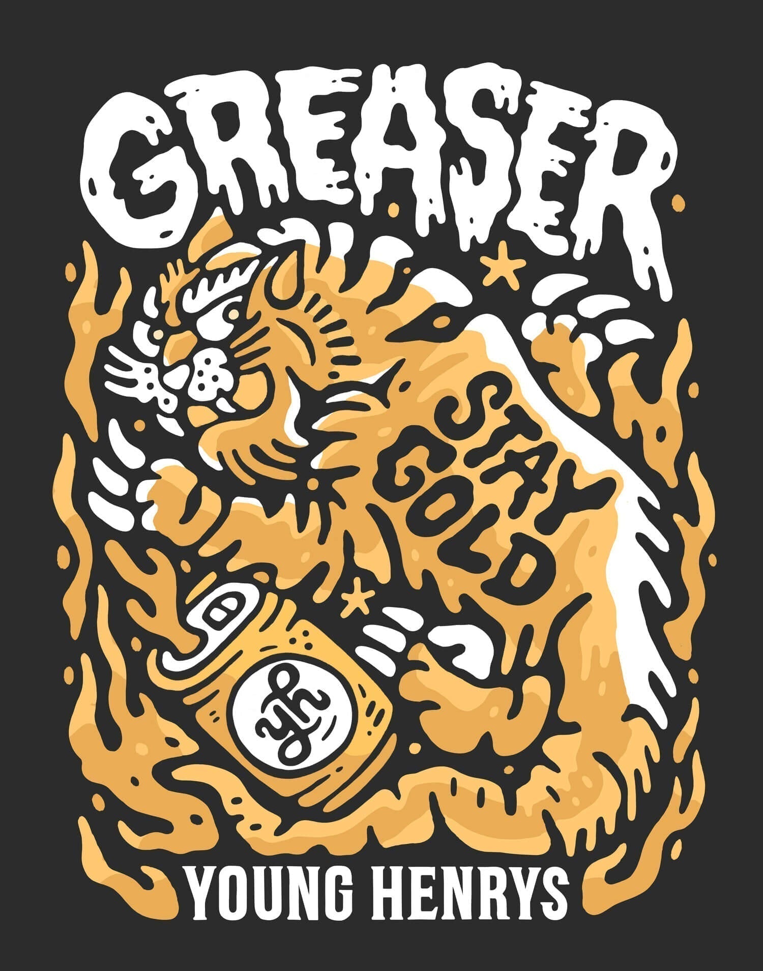 Greaser: Young Henrys Shirt And Mural