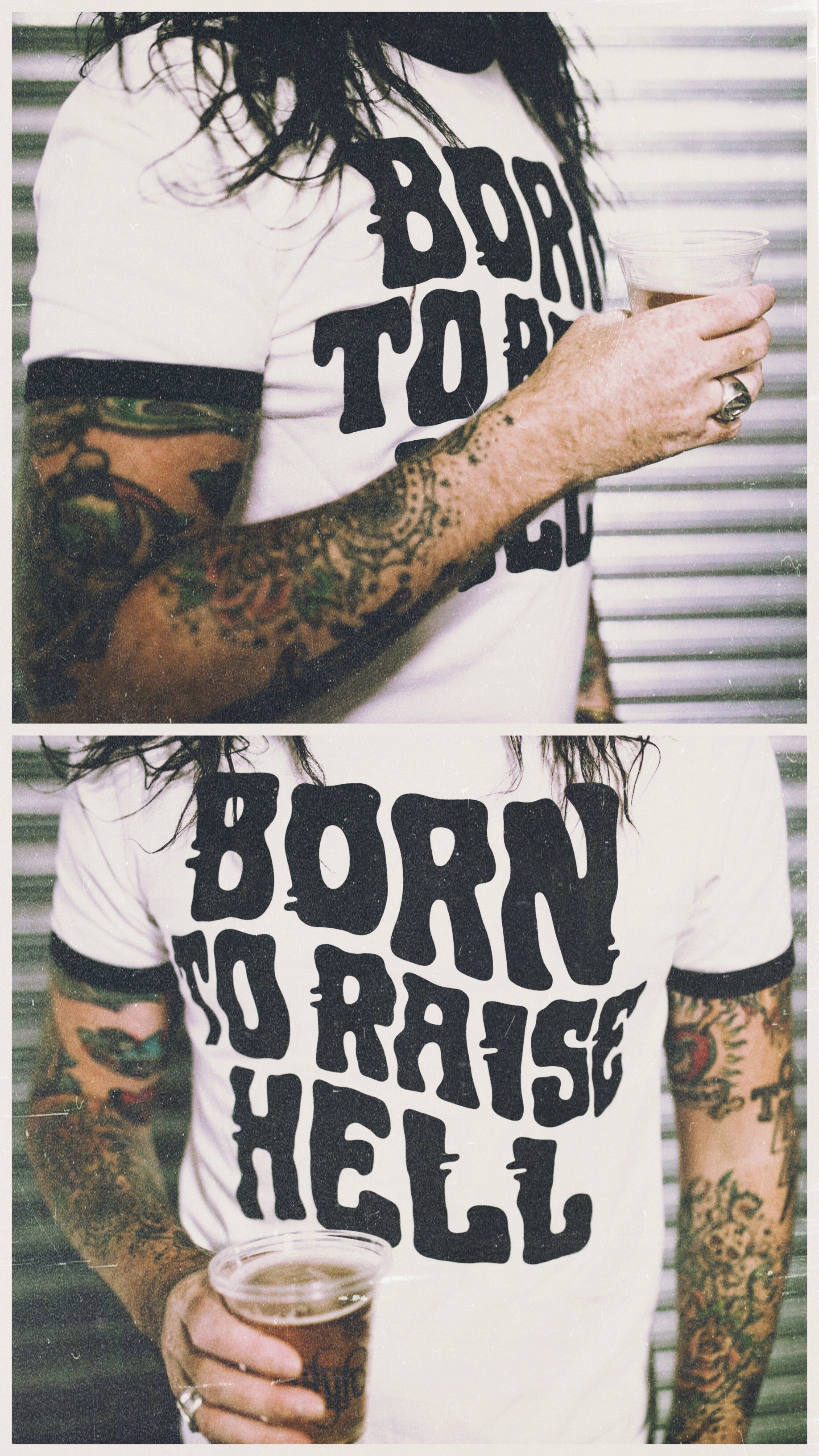 BORN TO RAISE HELL - Shirt