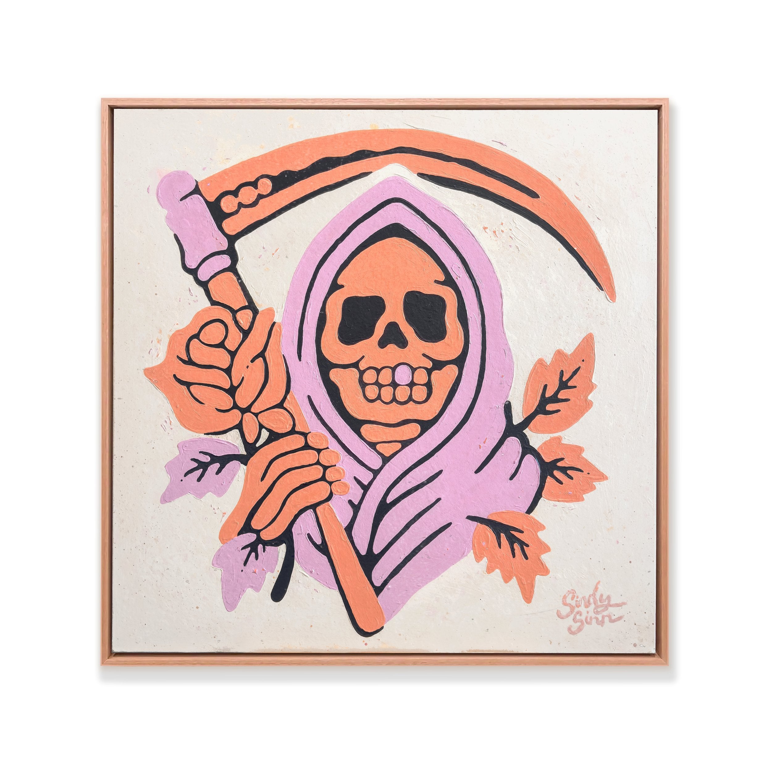DESERT REAPER - Hand Painted Canvas (Original)