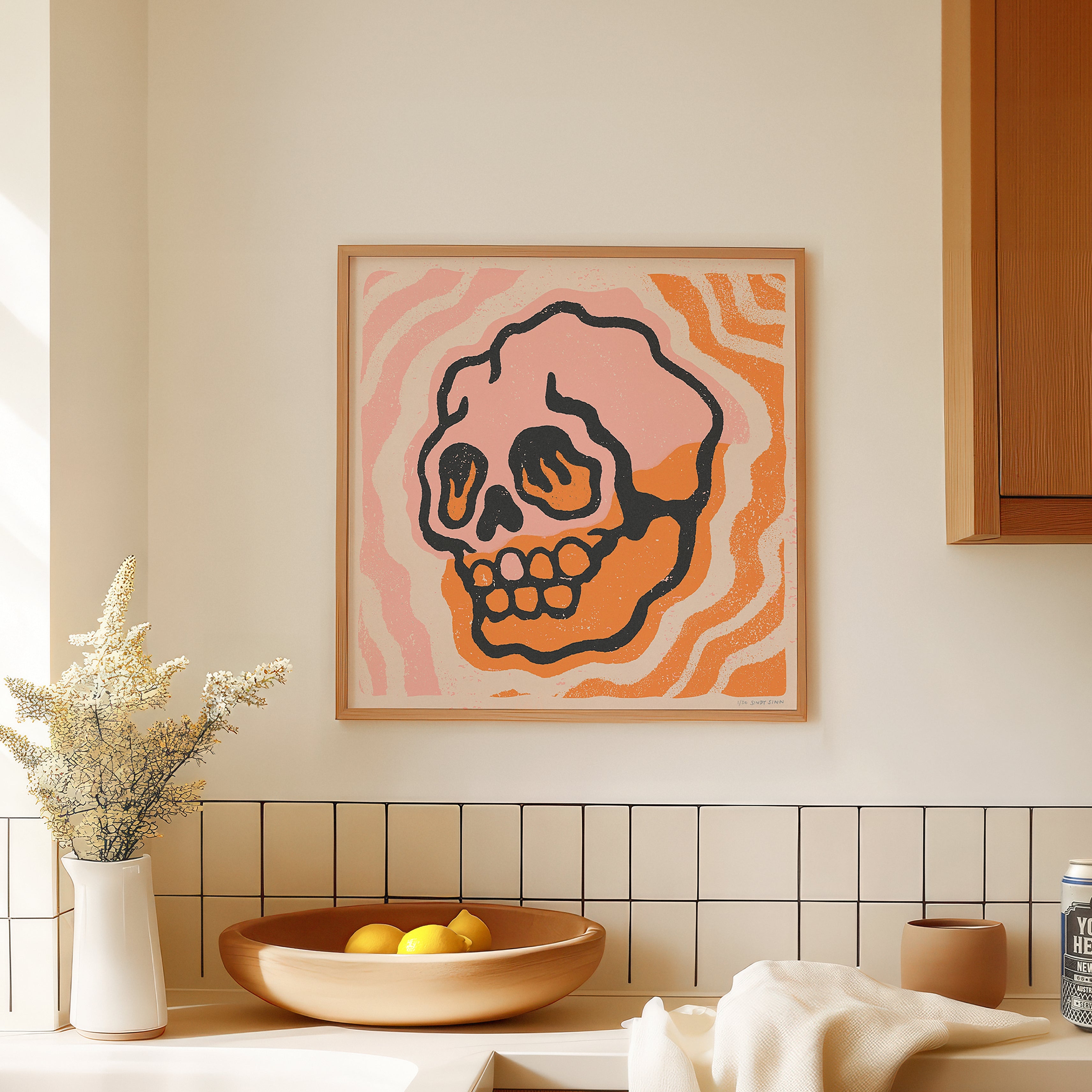 DESERT SKULL - 70X70CM PRINT