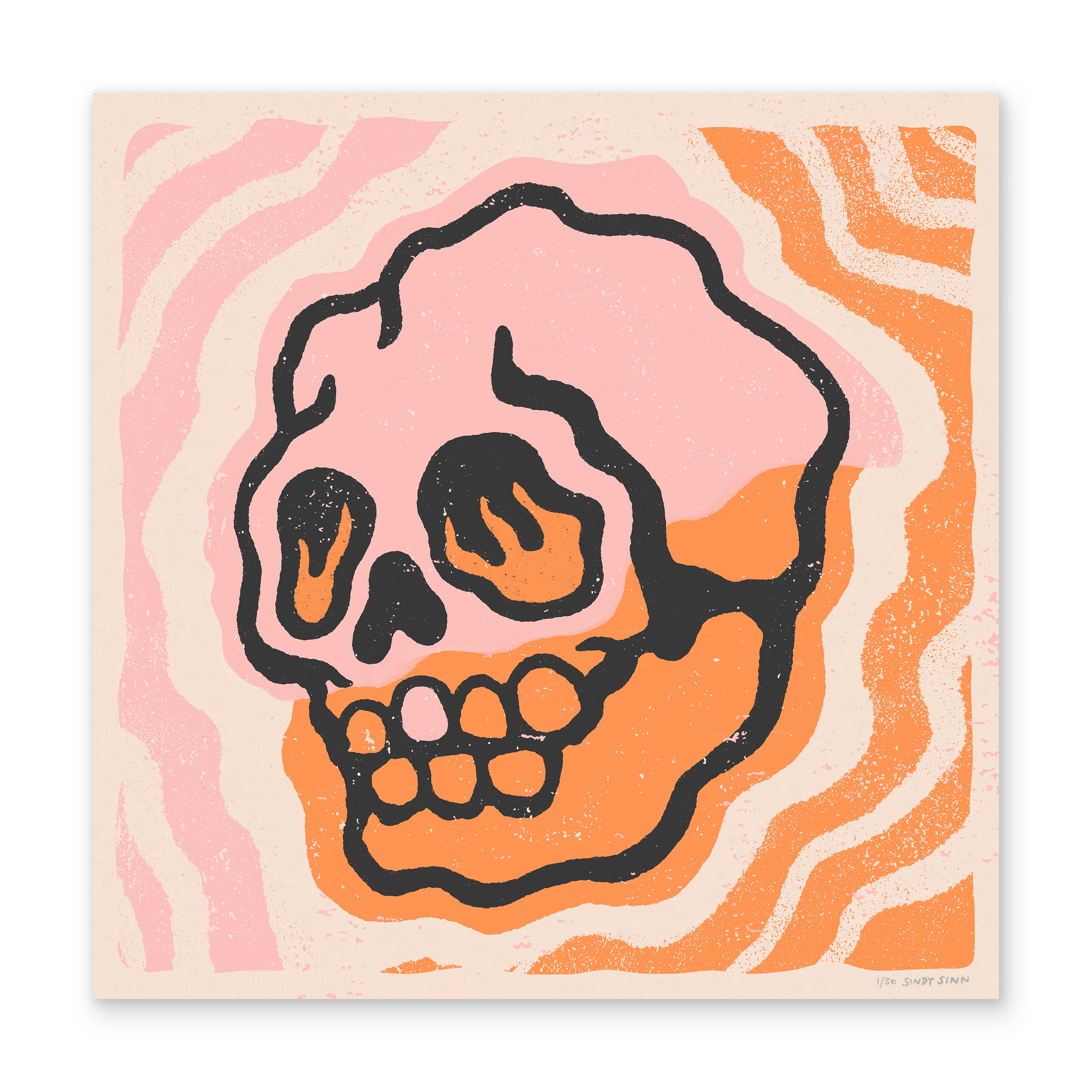 DESERT SKULL - 70X70CM PRINT