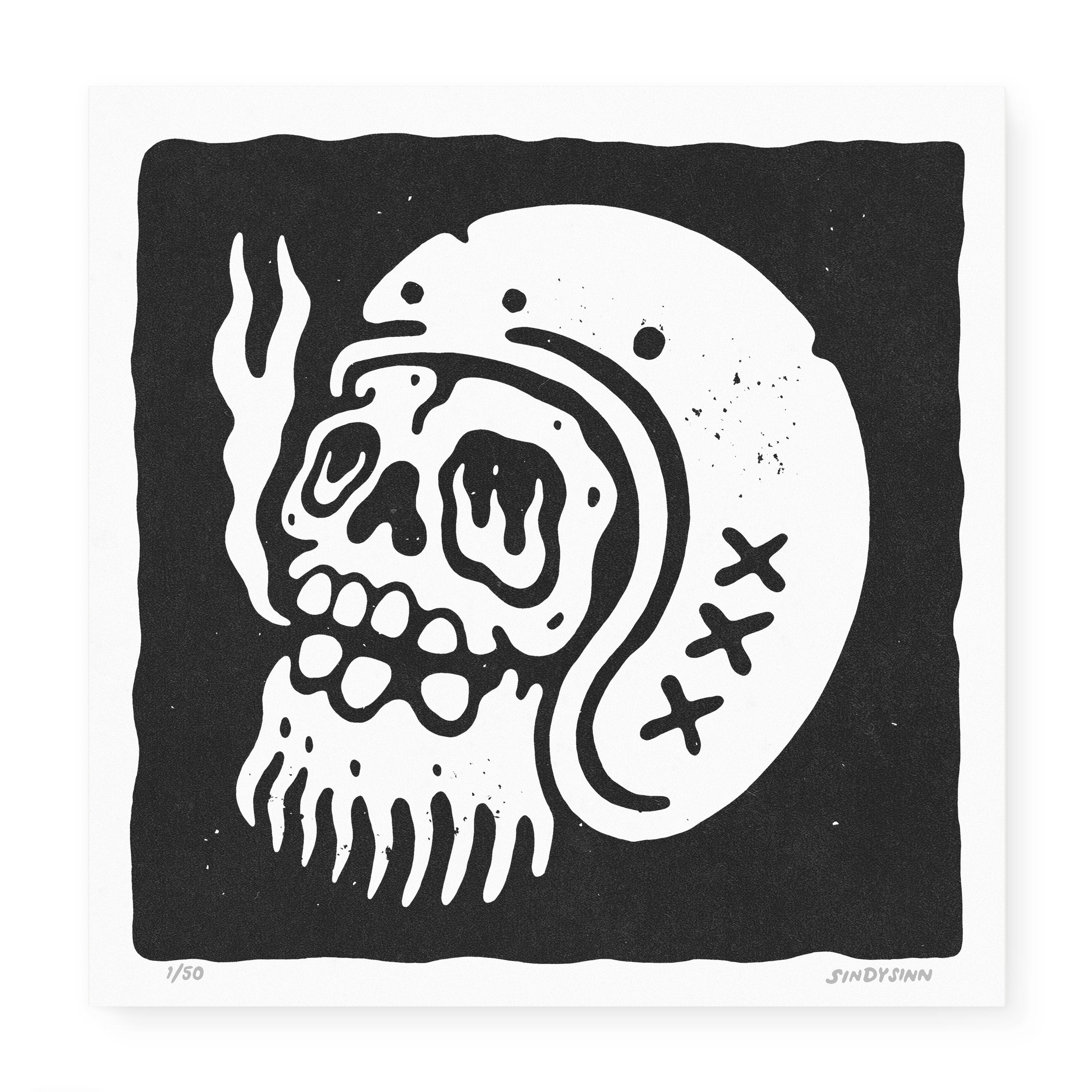 MOTOSKULL - Riso Print