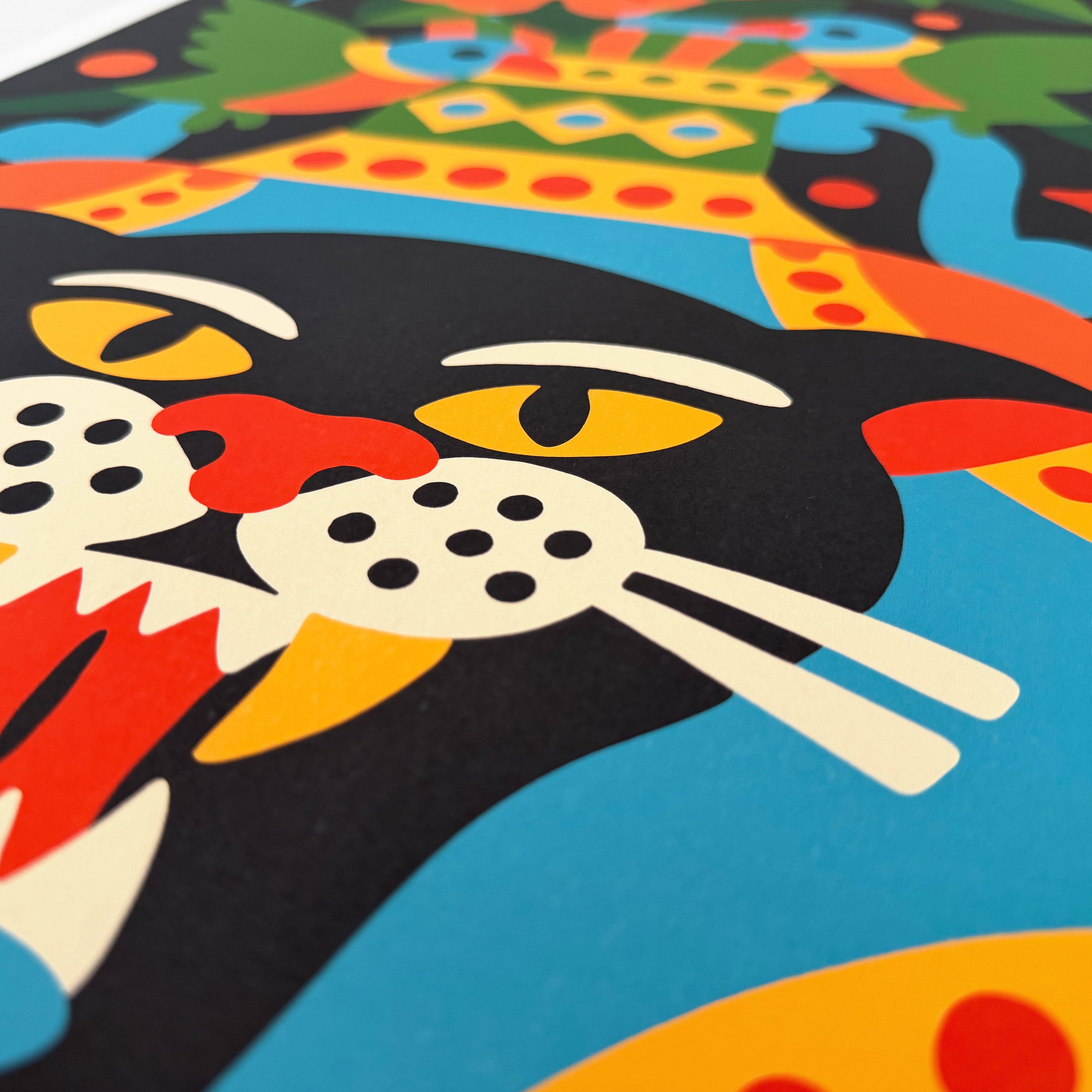 PANTHER POT - 40 X 98CM PRINT