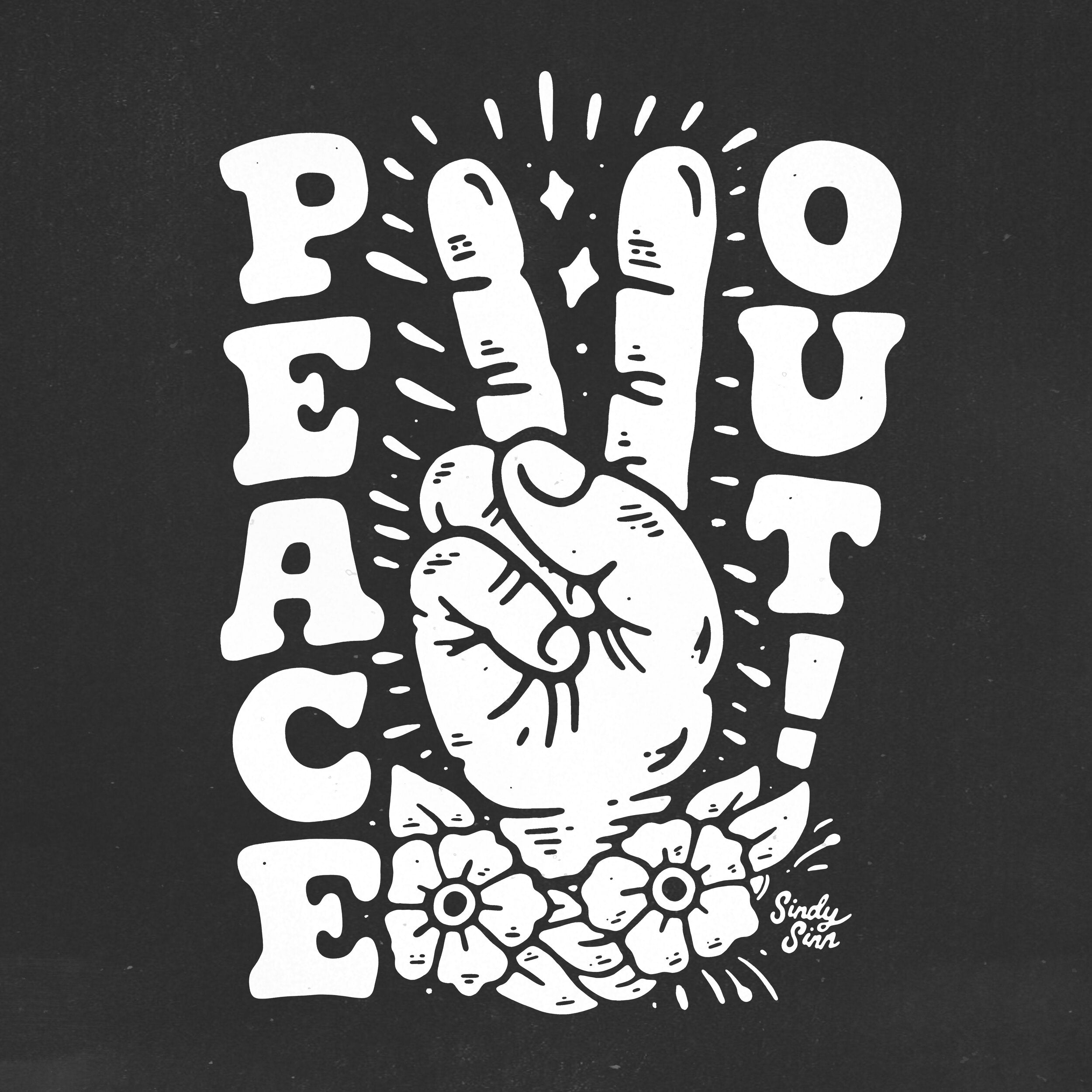PEACE OUT SHIRT - PRESALE