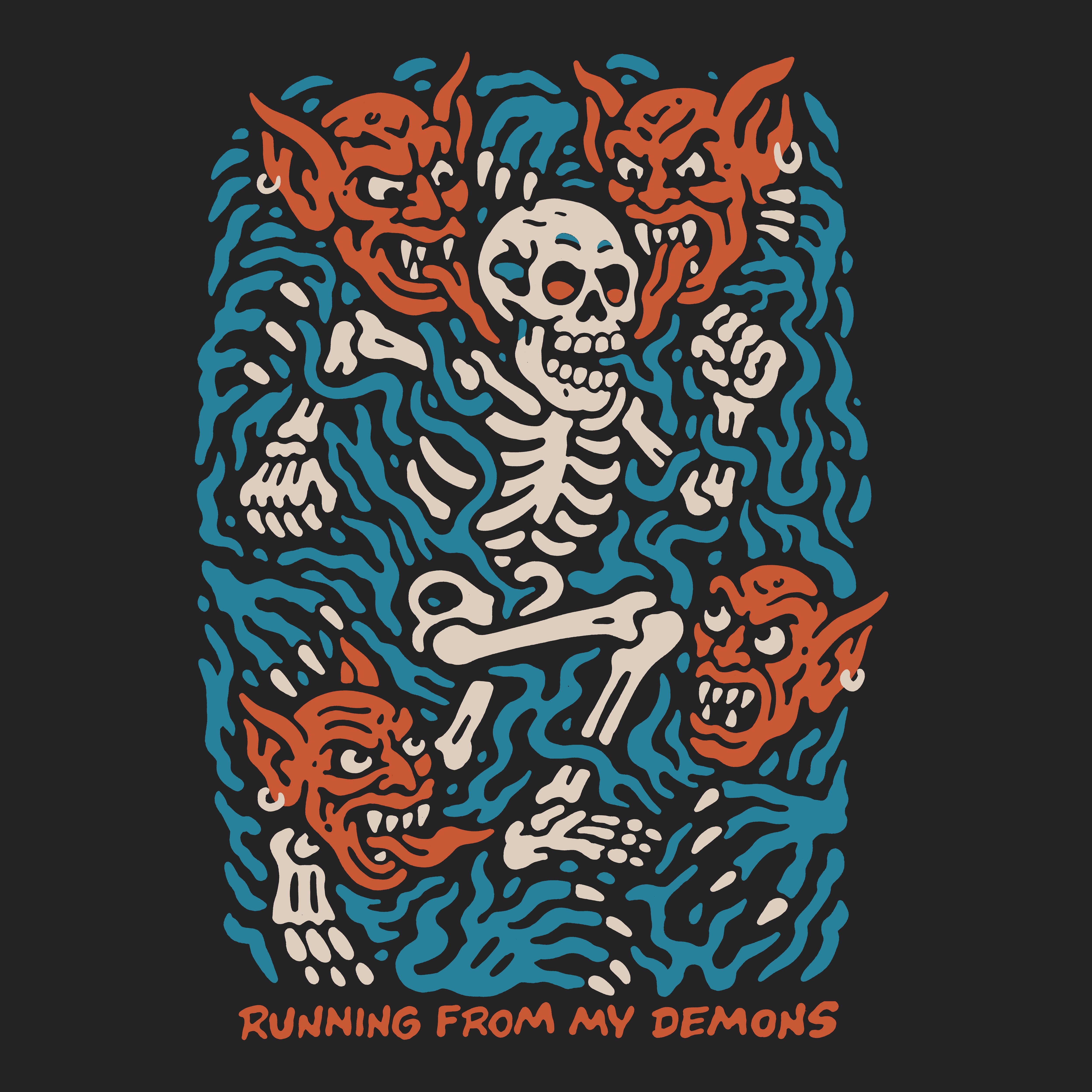RUNNING FROM MY DEMONS - PRESALE ATHLETIC TEE