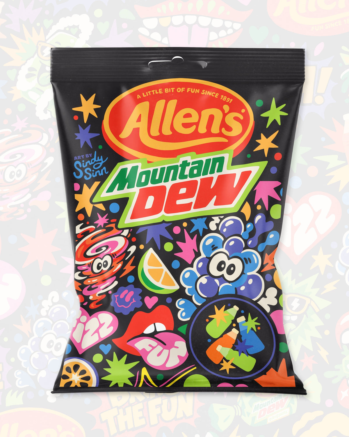 ALLENS X MOUNTAIN DEW: Collab Packaging