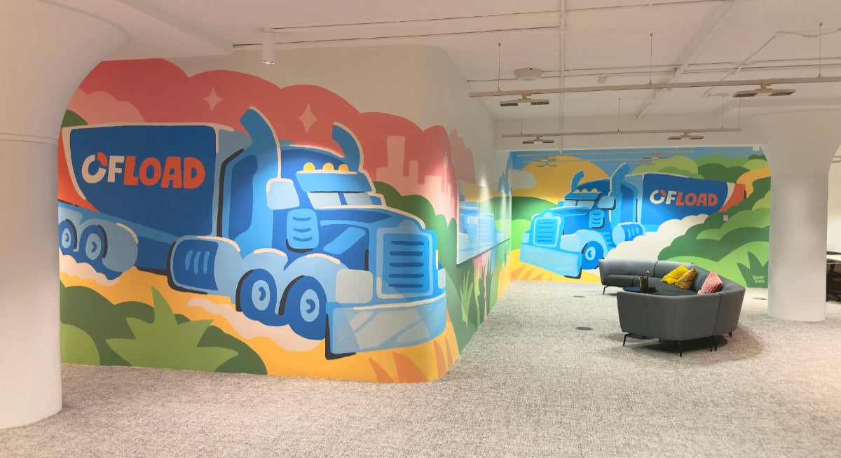 Ofload – Office Mural Sydney