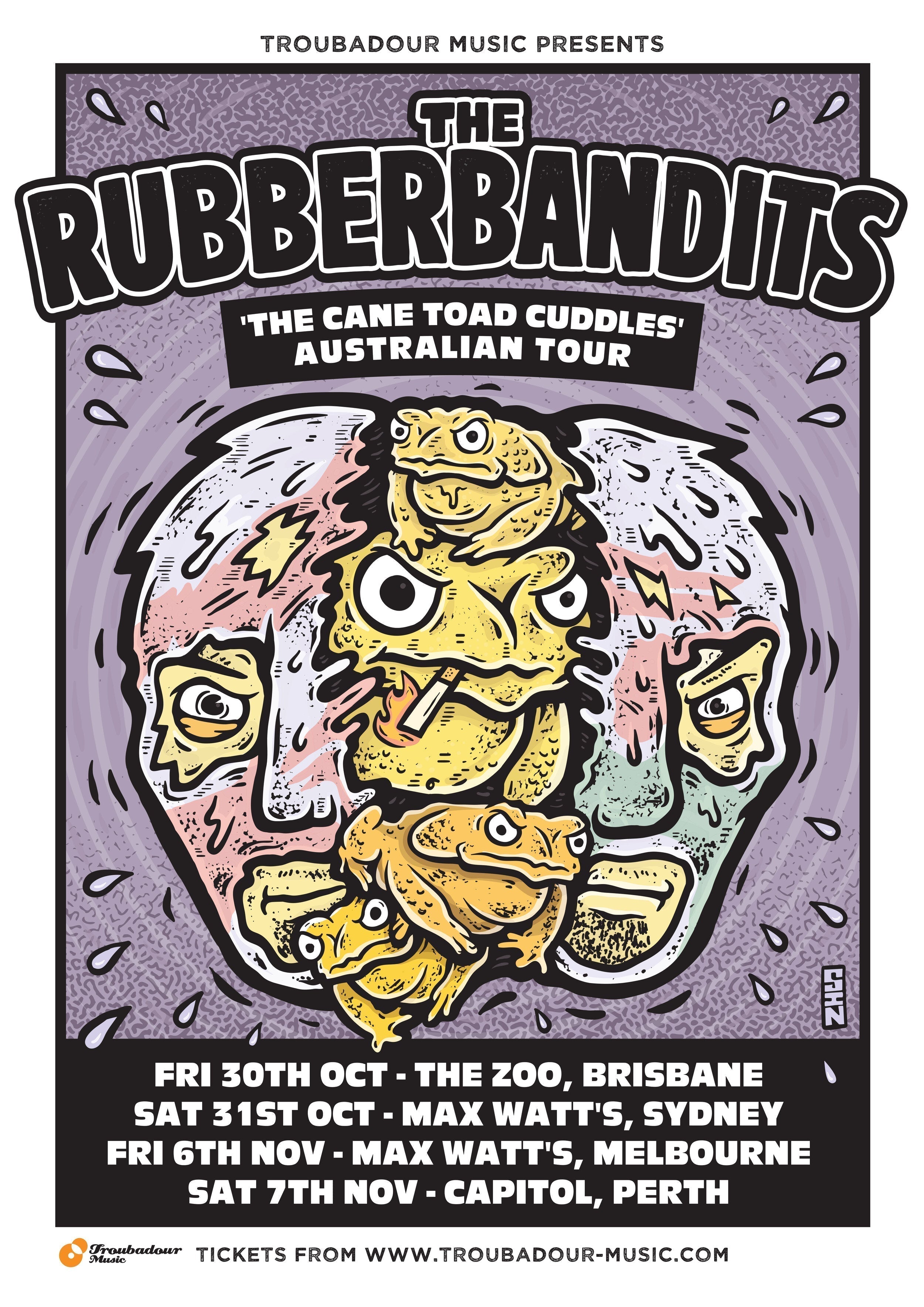 Rubberbandits: Aus Tour Poster