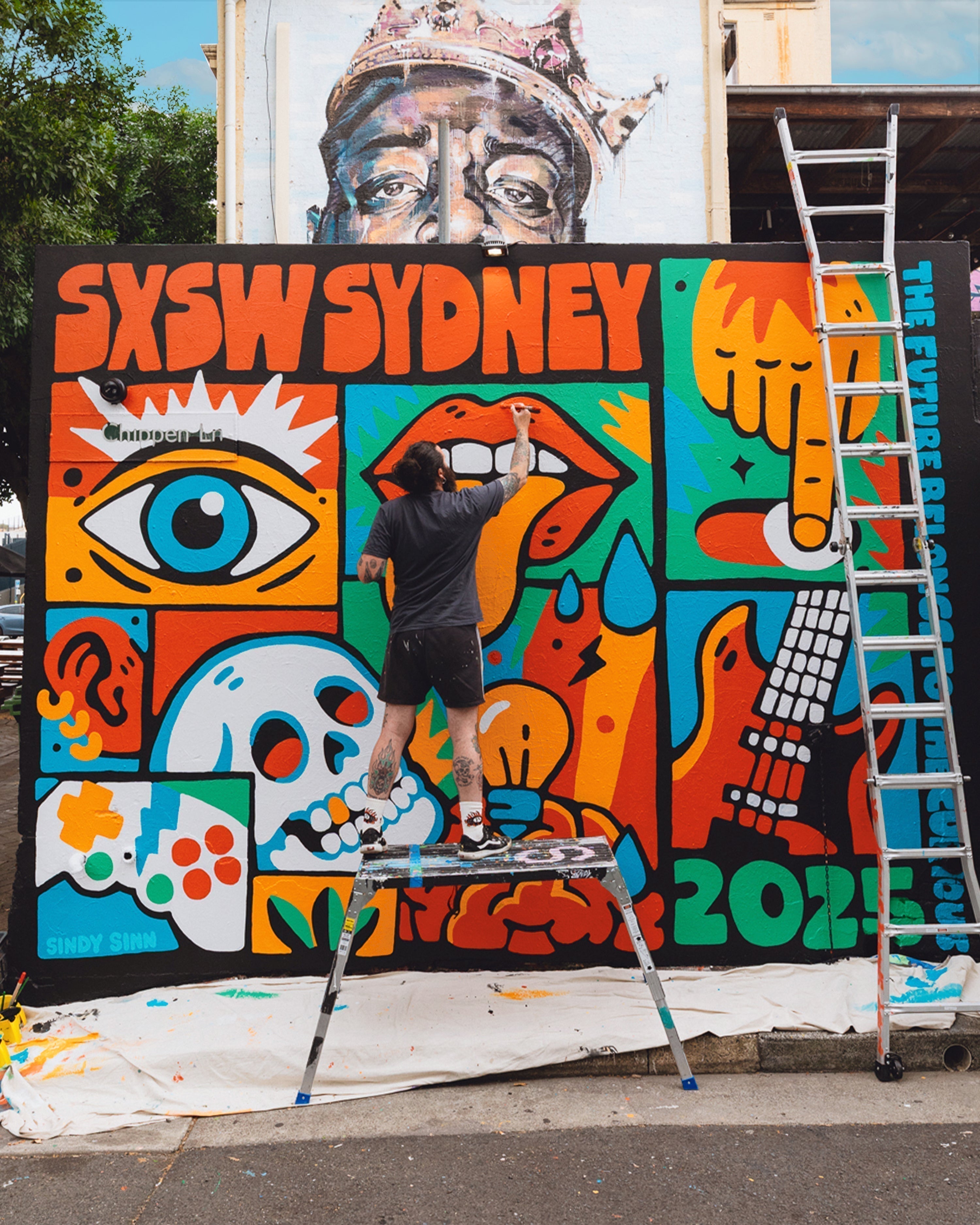 SXSW SYDNEY 2025 - Mural Artwork