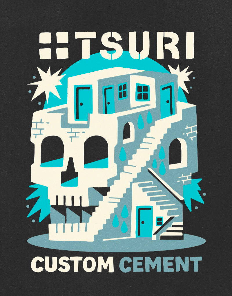Tsuri Cement - Shirt Artwork
