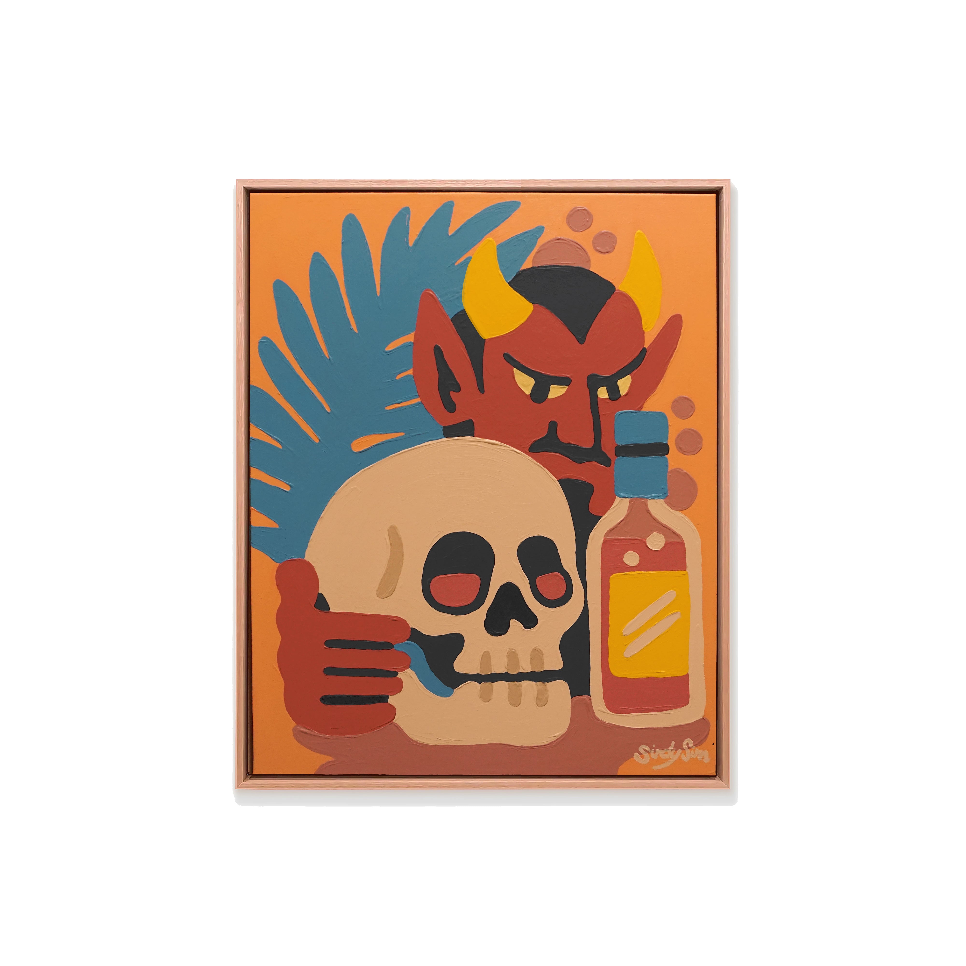 BAD SPIRITS: Hand-painted Canvas (Original)