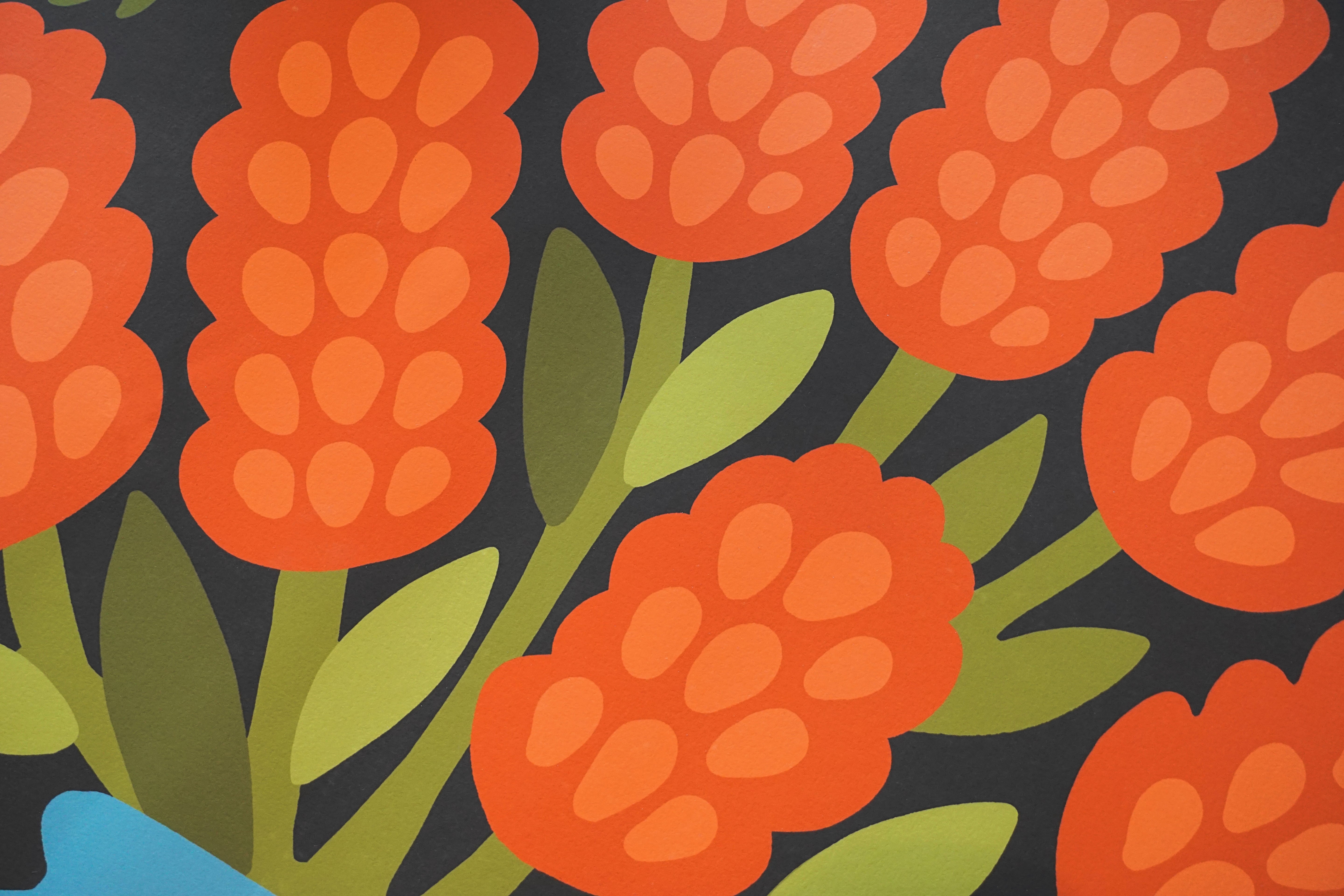 BOTTLEBRUSH - 70 X 70CM PRINT