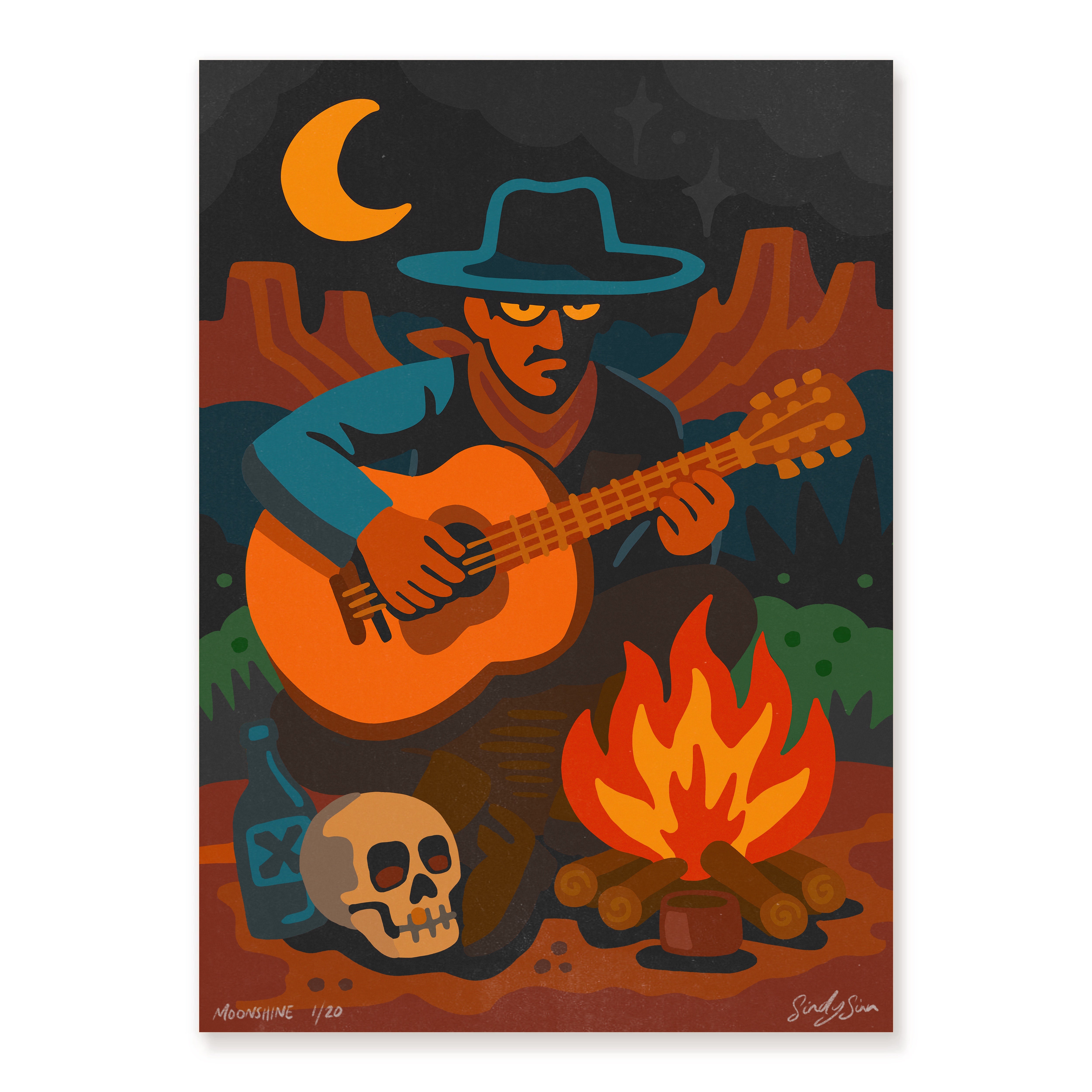 MOONSHINE: A2 PRINT