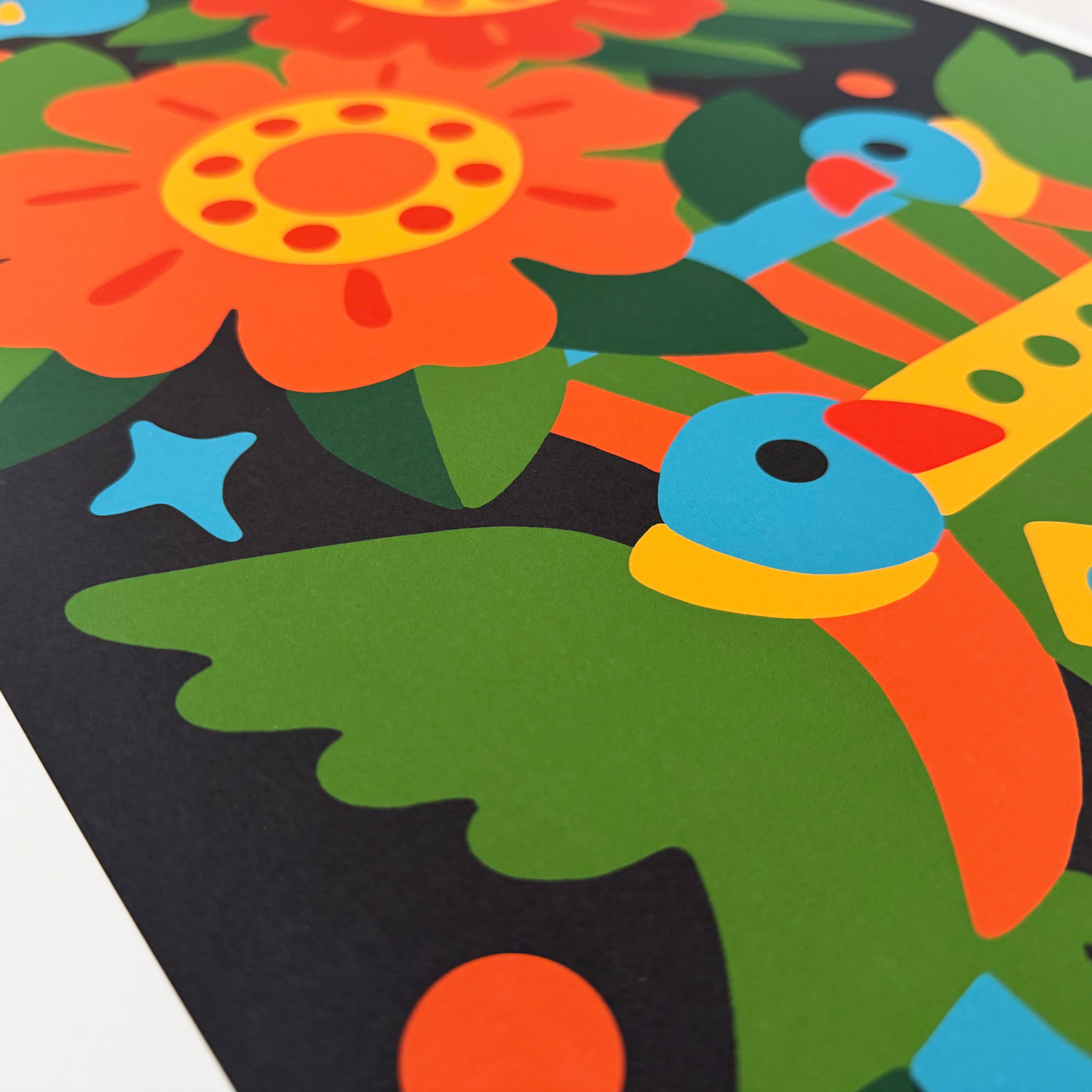 PANTHER POT - 40 X 98CM PRINT