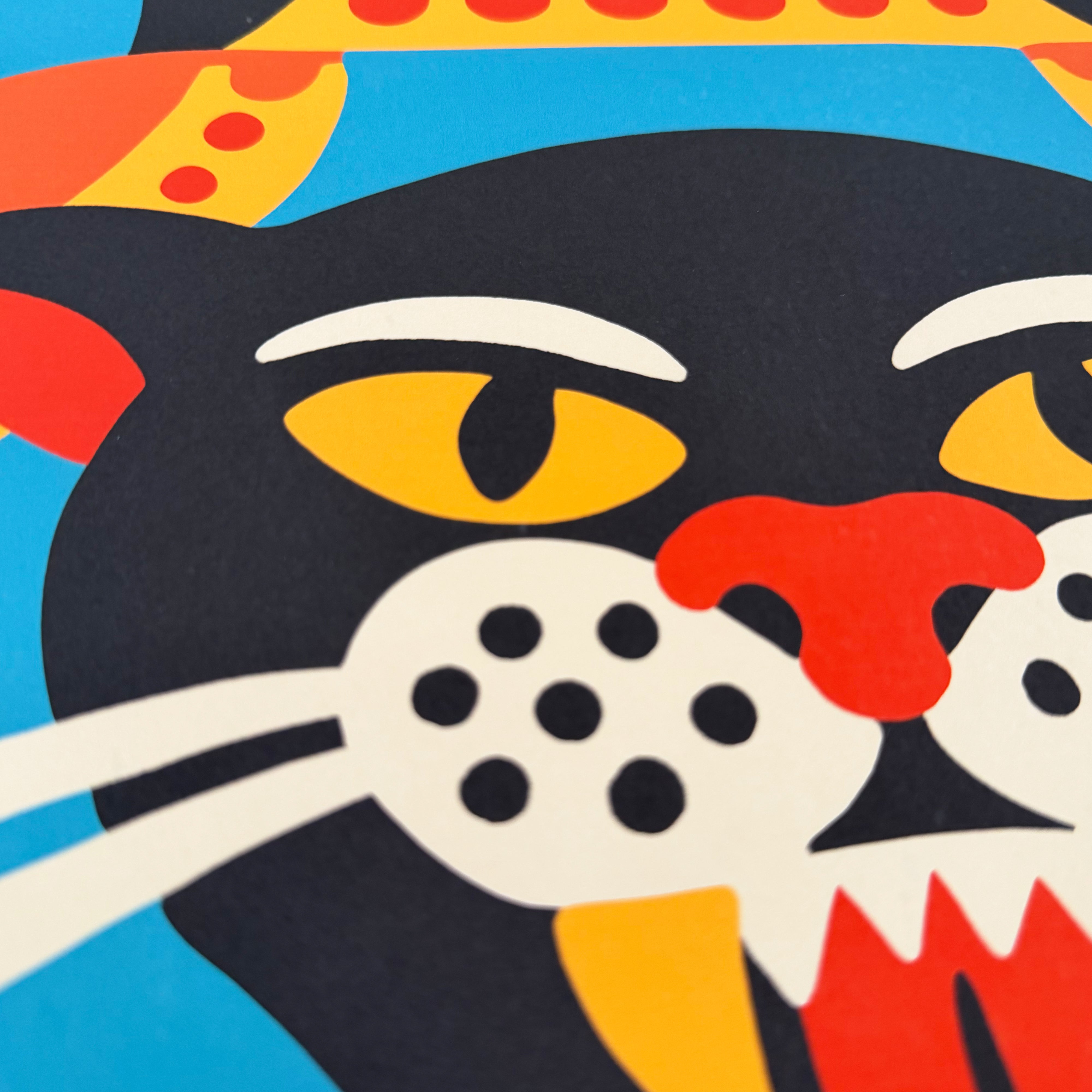 PANTHER POT - 40 X 98CM PRINT