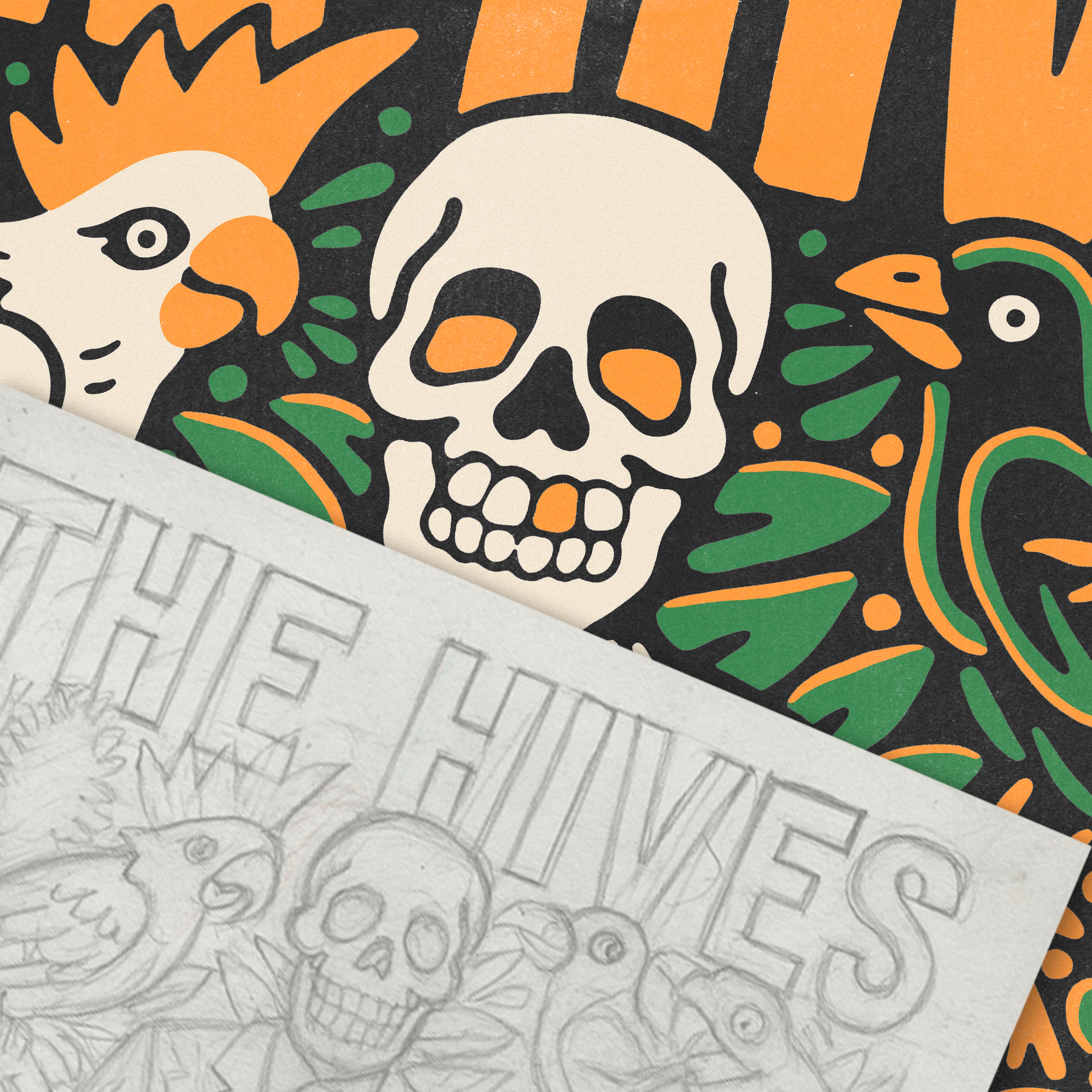 THE HIVES - AUS TOUR POSTER '25 [A2)